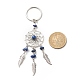 Porte-clés lapis lazuli naturel KEYC-JKC00346-05-5