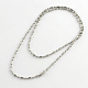 304 Stainless Steel Ball Chain Necklace Making NJEW-R225-03-1