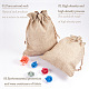 Bolsas de embalaje de arpillera bolsas de lazo ABAG-PH0002-15-7x9-4