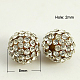 Perline di resina strass RB-A025-8mm-A37-1