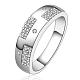 Простой дизайн изысканный латунь кубического циркония палец кольца для женщин RJEW-BB09070-8-1