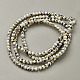 Cuisson opaque de perles de verre peintes GLAA-L024-A-22-3