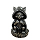 Figurines de mage chat en résine d'Halloween PW-WG10268-04-1