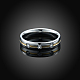 Regali di san valentino anelli per coppia in acciaio al titanio con zirconi cubici per donna RJEW-BB16490-9P-6