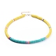Handgefertigte Heishi Perlen Choker Halsketten aus Fimo NJEW-JN02722-2