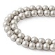 Chapelets de perles de coquille BSHE-TA0002-03A-4mm-4