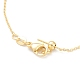 Brass Cable Chain Necklaces X-MAK-H102-01G-2