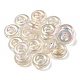 Placage uv perles acryliques irisées arc-en-ciel OACR-P010-17E-1