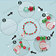 Набор для изготовления рождественских браслетов «сделай сам» DIY-SC0021-66-6