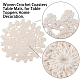 Posavasos de ganchillo tejido gorgecraft manteles DIY-GF0001-15-4