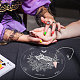 CRASPIRE DIY Pendulum Board Dowsing Divination Making Kit DIY-CP0007-28D-6
