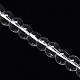 Kristall runden Glasperlen Stränge EGLA-F037-6mm-B02-1
