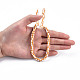 Handgemachte Fimo-Perlen Stränge CLAY-N010-074-10-5