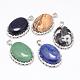 Natural & Synthetic Mixed Stone Pendants G-D851-M-1