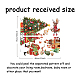 クリスマスPVCウォールステッカー  壁飾り  サンタクロース  800x390mm  2個/セット DIY-WH0228-873-2