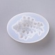 シリコンモールド  レジン型  UVレジン用  エポキシ樹脂ジュエリー作り  海石  ホワイト  70x51x25mm DIY-G009-07-1