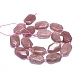 Chapelets de perles aux fraises en quartz naturel G-O179-F10-2
