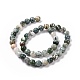 Natural Tree Agate Beads Strands G-K194-8mm-02-5