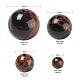 340 Stück 4 Stil natürliche Mahagoni-Obsidian-Perlen G-LS0001-44-3