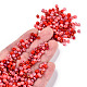 Perles de rocailles en verre de couleurs intérieures opaques et transparentes SEED-F004-4mm-05-5