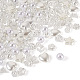 Biyun 500Pcs 10 Style ABS Plastic Imitation Pearl Beads KY-BY0001-02-5