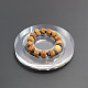 Flat Round Transparent Acrylic Single Bracelet/Bangle Display Tray BDIS-I003-01D-1