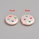 Paint Sprayed Shell Pearl Beads BSHE-I010-10C-2