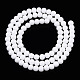 Chapelets de perles en verre opaque de couleur unie GLAA-T032-P4mm-02-3