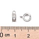 Staffe tubolari in micro pavé di zirconia cubica in ottone placcato a cremagliera X-ZIRC-I012-05P-RS-4