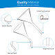 OLYCRAFT 9 Pack Glass Funnels Bent Neck Glass Funnel Hopper Diameter 56mm~90mm 9 Size AJEW-OC0001-26-4