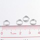 Silver Color Plated Iron Split Rings X-JRDS7mm-4