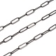 304 Stainless Steel Paperclip Chains STAS-K209-07EB-1