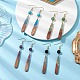 Серьги-подвески из нержавеющей стали 304 EJEW-JE06029-2