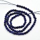 Faceted Round Natural Lapis Lazuli Beads Strands G-E302-081-4mm-2