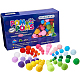 1 box (400 stücke) pom poms handwerk machen verschiedene größen & farben hochelastische gute qualität pom poms kreative handwerk diy material DIY-BC0001-02-4