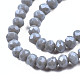 Chapelets de perles en verre électroplaqué EGLA-A034-P8mm-A16-3