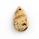 Image pendentifs de pierres fines de jaspe G-R270-11-2