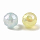 Placage uv perles acryliques transparentes SACR-A002-06-2
