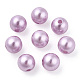 Perline di perle imitazione plastica abs verniciate a spruzzo OACR-T015-05B-12-3