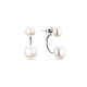 Tinysand - Boucles d'oreilles tendance 925 en argent sterling et perles d'eau douce TS-E212-W-1
