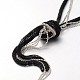 Iron Lantern Chain Necklaces NJEW-J023-09-2