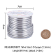 BENECREAT 10 Gauge Jewelry Craft Aluminum Wire 80 Feet Bendable Metal Sculpting Wire for Craft Floral Model Skeleton Making (Silver AW-BC0001-2.5mm-02-4