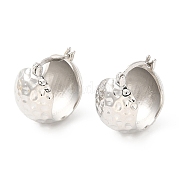 Серьги-кольца из латуни для женщин EJEW-Q770-19P