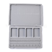Пластиковые флокированные браслеты доски для дизайна бисера ODIS-Z001-01