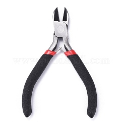 Alicates de acero al carbono para suministros de joyería, Alicates de corte lateral de 4.3 pulgada, Cortador  lateral, Pulido, negro, gunmetal, 110mm