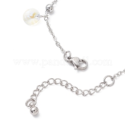 3 x Weihnachts-Charm-Armbänder aus Schneeflockenlegierung.&nbsp;BJEW-JB12677