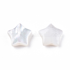 Natürlichen weißen Muschelperlen&nbsp;SSHEL-N032-54B