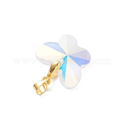 Ab Farbe überzogen Glas-Anhänger&nbsp;PALLOY-JF04594-01
