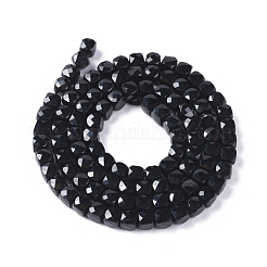 Natürliche schwarze Turmalin Perlen Stränge&nbsp;G-L537-013B