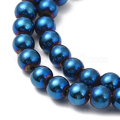 Electroplate non magnetici ematite Perle sintetiche fili&nbsp;G-E602-04B